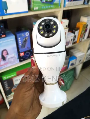 Bulb Camera 1080p Auto Rotating WiFi CCTV