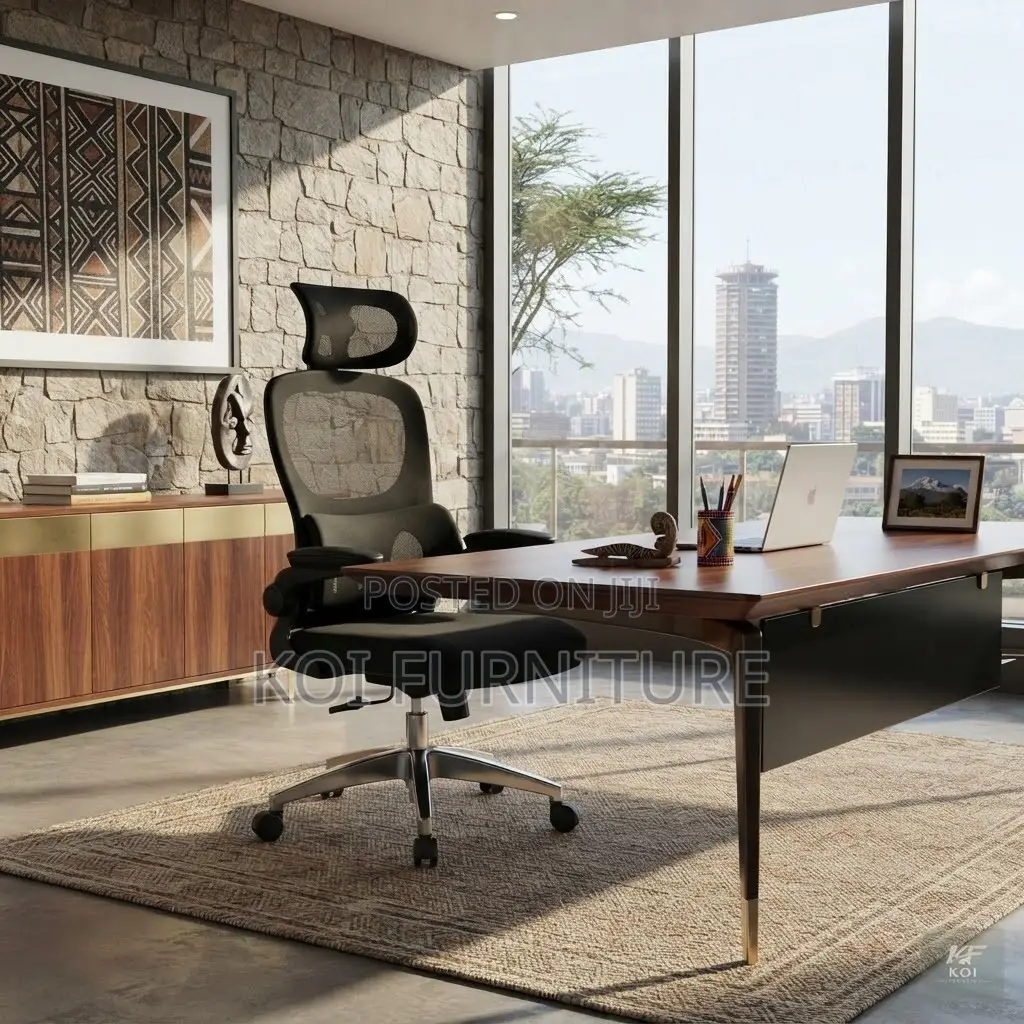 Office Chairs; Orthopedic Adjustable Fabric Mesh Office Chair