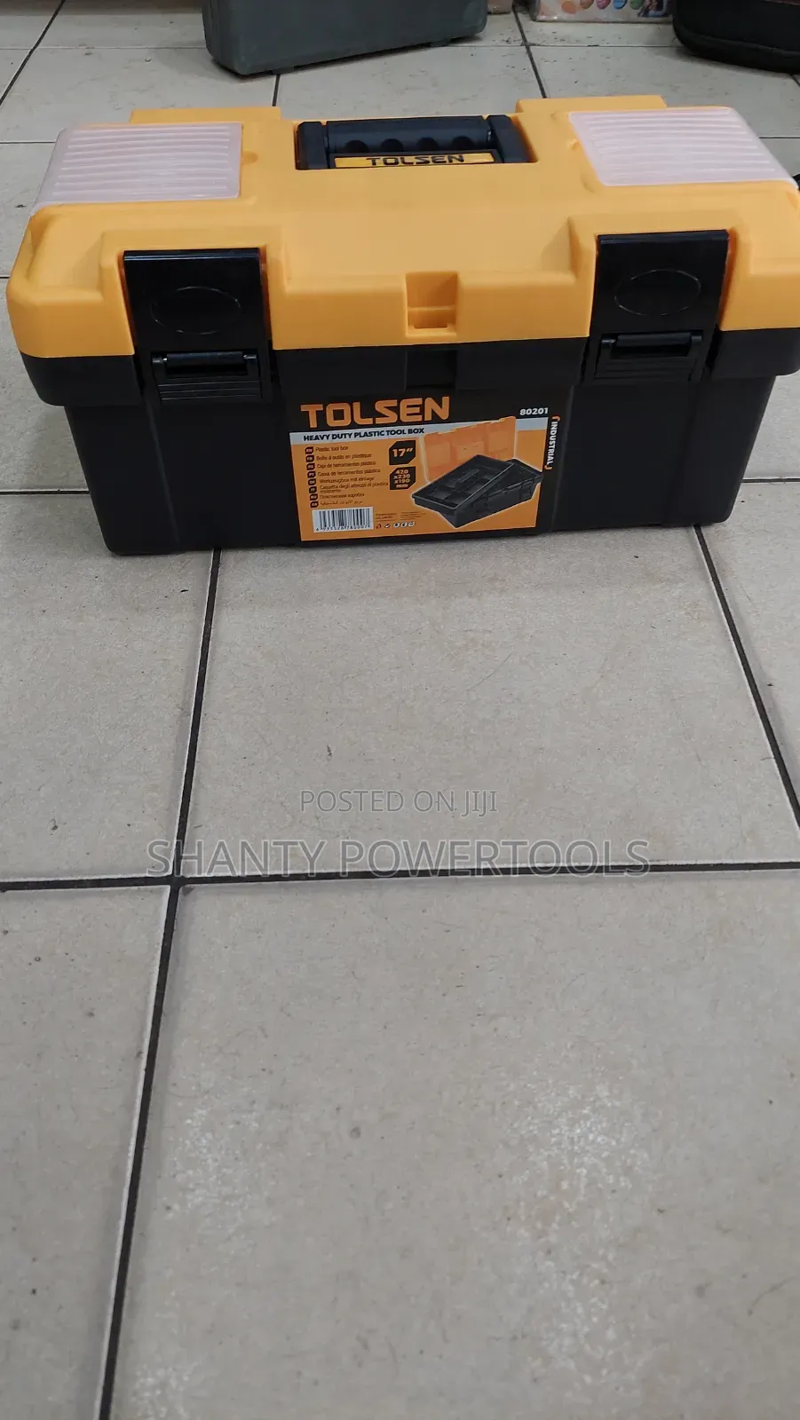 Tolsen 17" Heavy Duty Plastic Tool Box