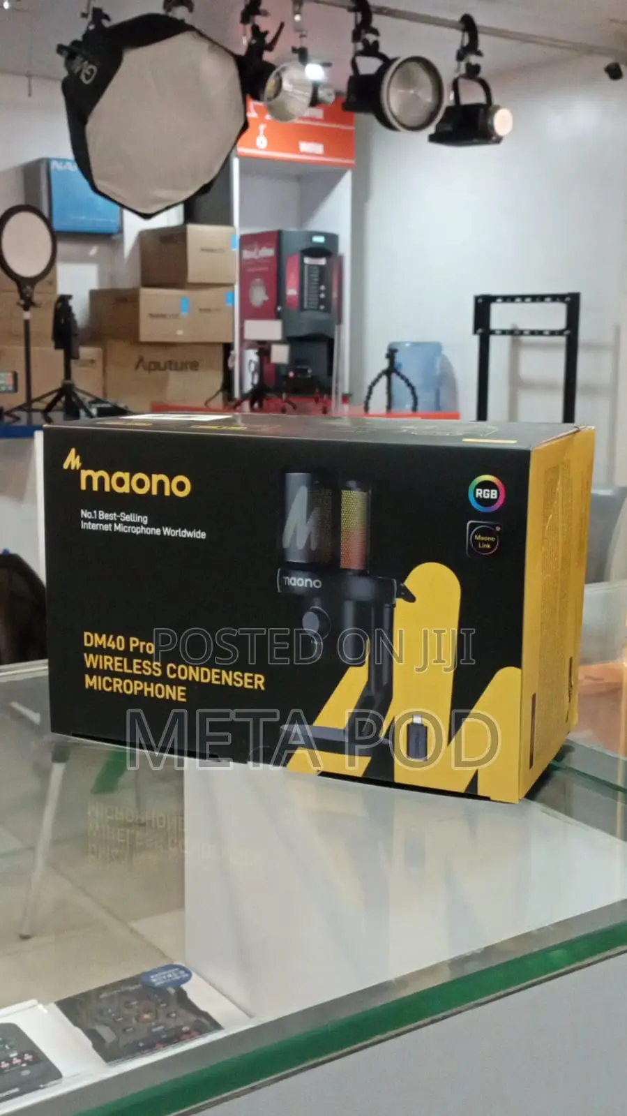 Maono DM40 Pro Wireless Condenser Microphone
