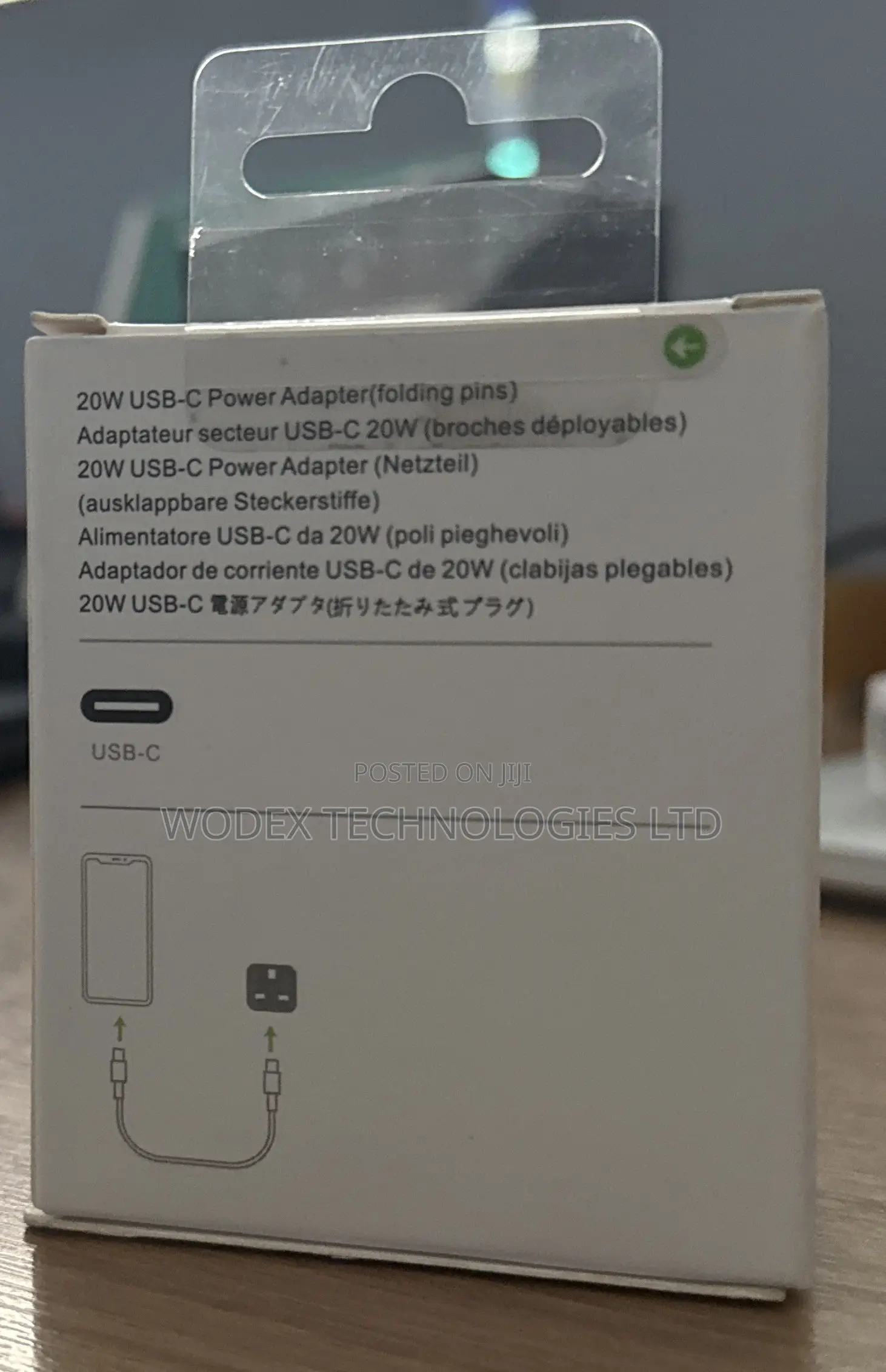 Apple USB-C 20W Power Adapter.