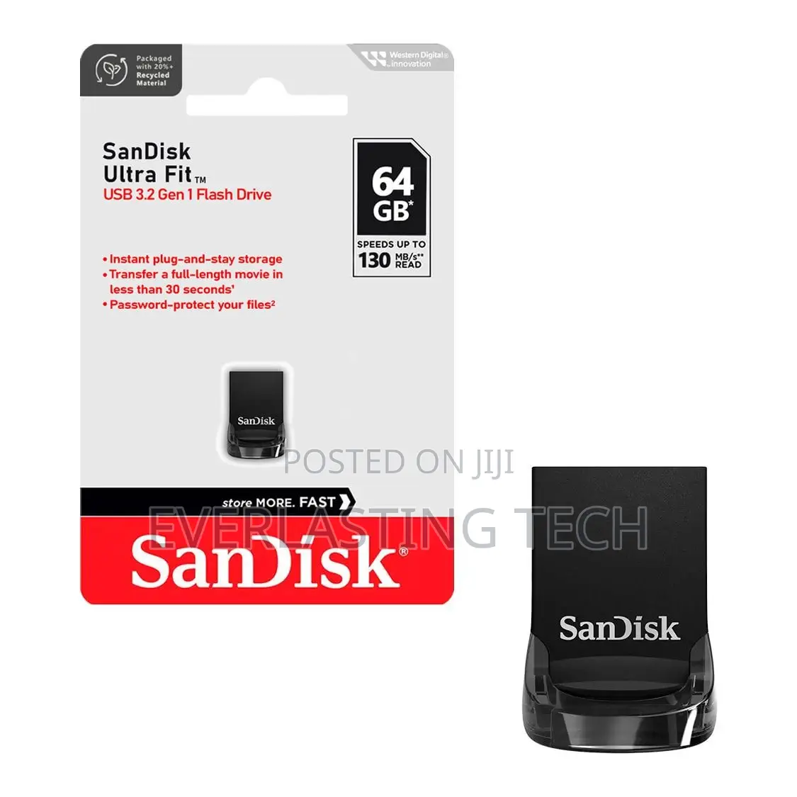 SanDisk Ultra Fit | 64GB USB 3.2 Flash Drive