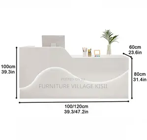 Office Furniture; 1800mm Reception Desk.