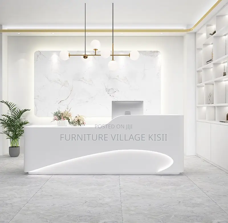 Office Furniture; 1800mm Reception Desk.