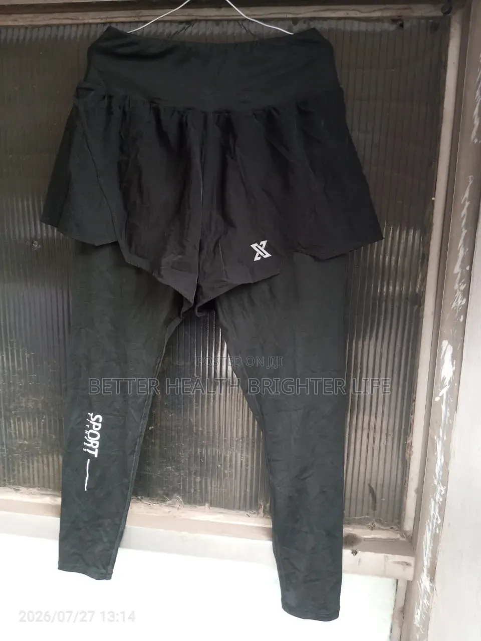 2in1 Gym Shorts With Compression Liner