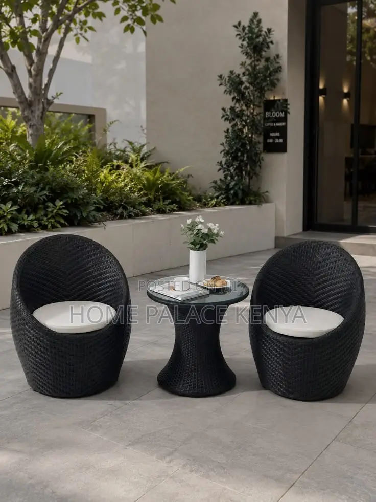 Outdoor Set; Premium Patio Conversation Set With Comfortable Seating