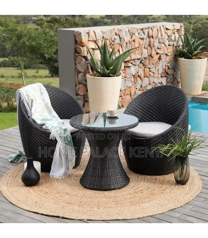 Outdoor Set; Premium Patio Conversation Set With Comfortable Seating