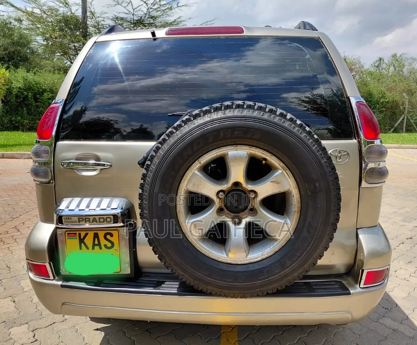 Toyota Land Cruiser Prado 2003 Gold