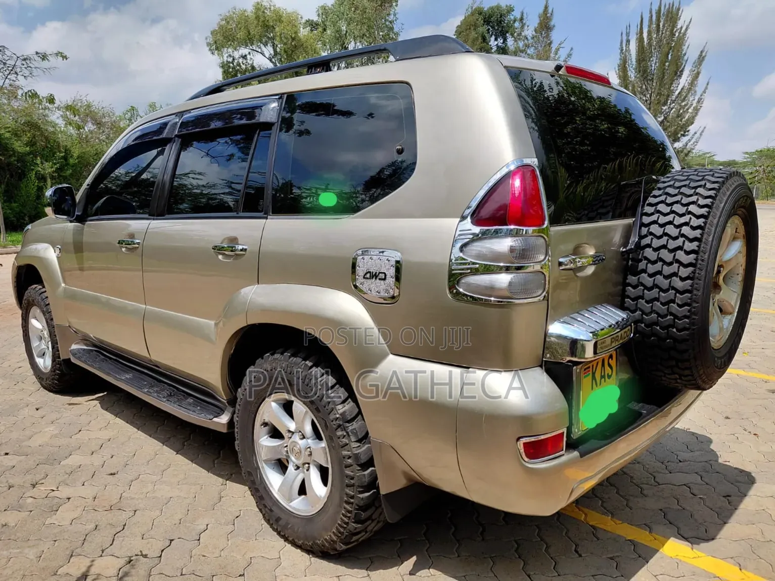 Toyota Land Cruiser Prado 2003 Gold