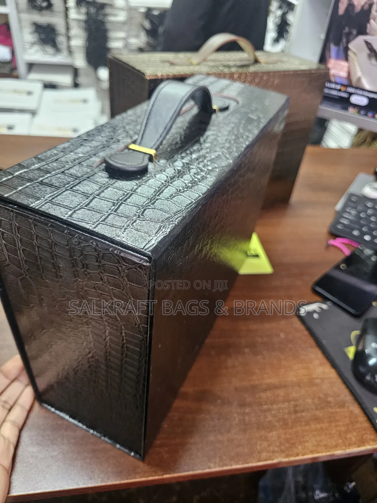 The Monarch Box – Embossed Bronze Rigid Gifting Case