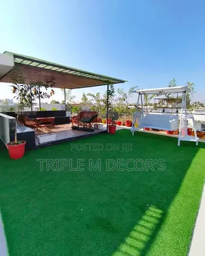 Modern Apartment Balcony Artificial Turf Carpet Per SQM