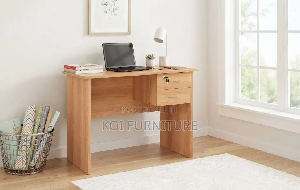 Office Desk; Brown 1200mm Home Office Clerical Studies Tables