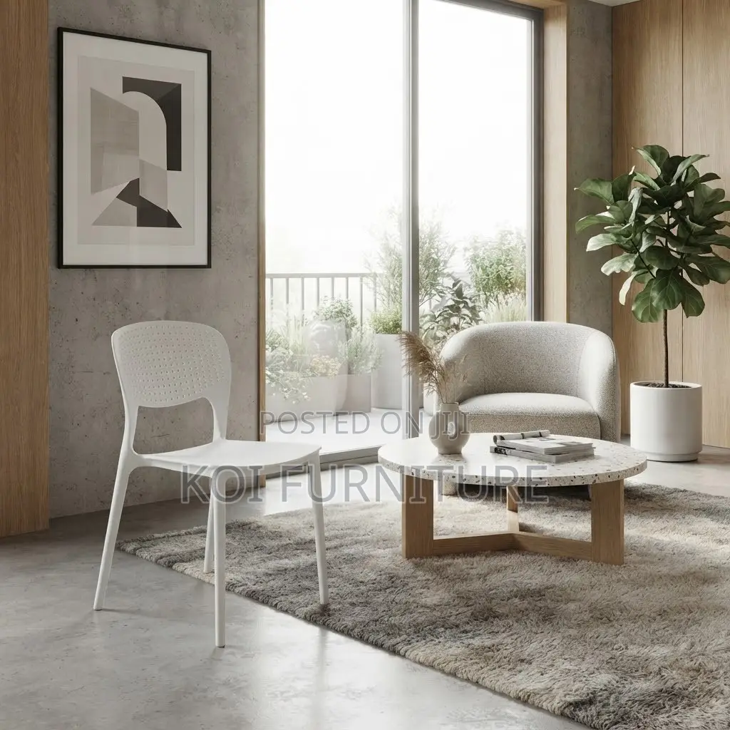Dining Cahisr; White Armless Home Dining Chairs