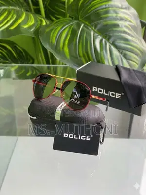 POLICE Polarized Anti Ultraviolet Aviator Sunglasses