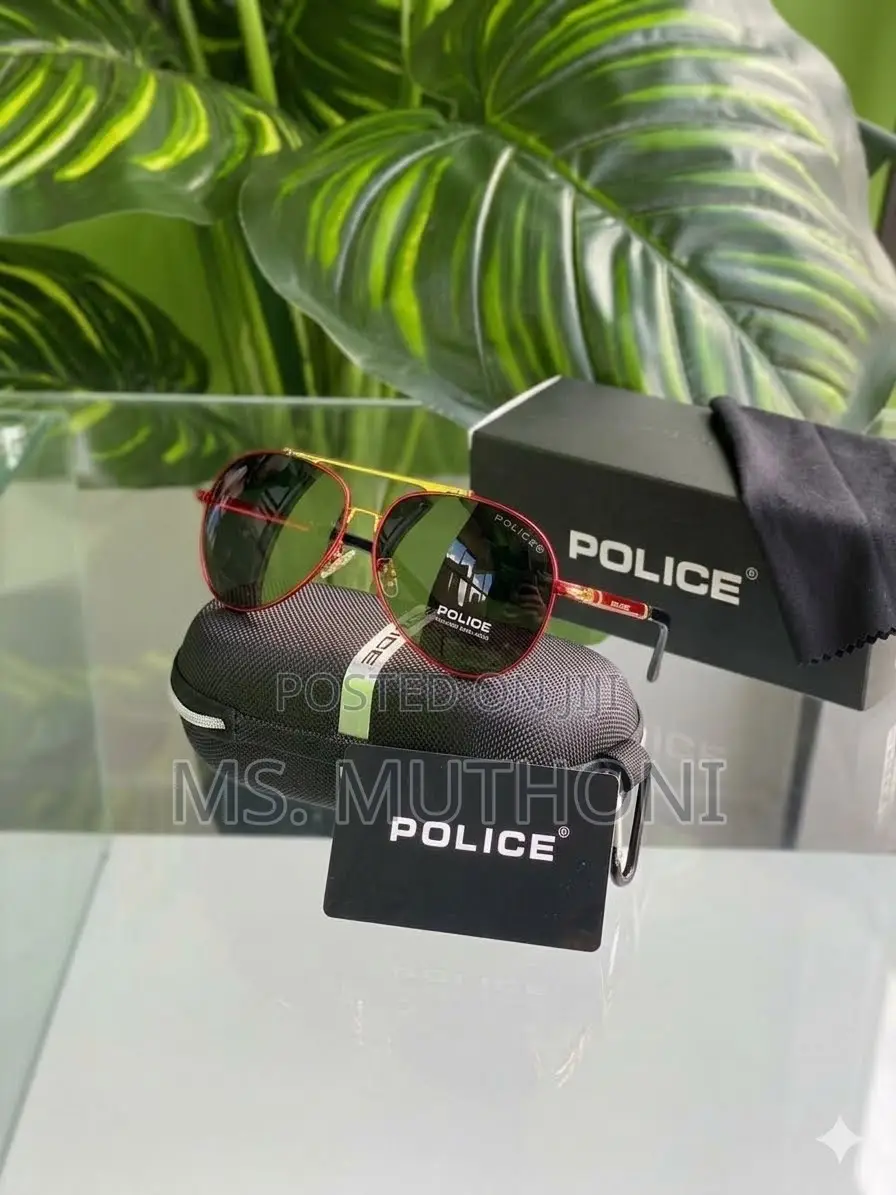 POLICE Polarized Anti Ultraviolet Aviator Sunglasses
