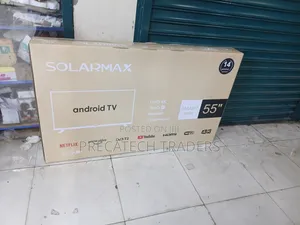 55" Solarmax Frameless Smart TV – Android, WiFi & 4K