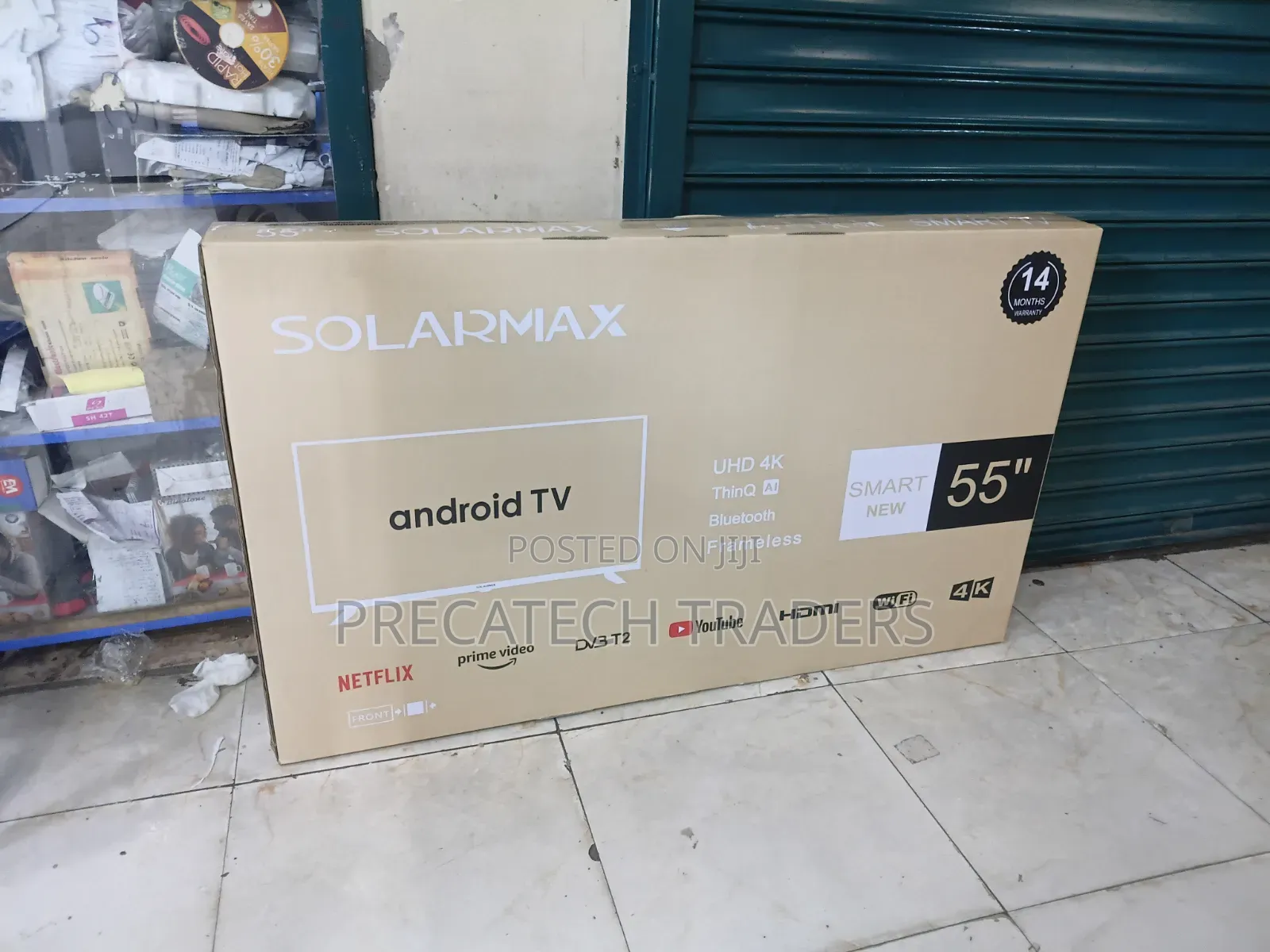 Solarmax 55 Inch Android Smart TV – UHD 4K With AI