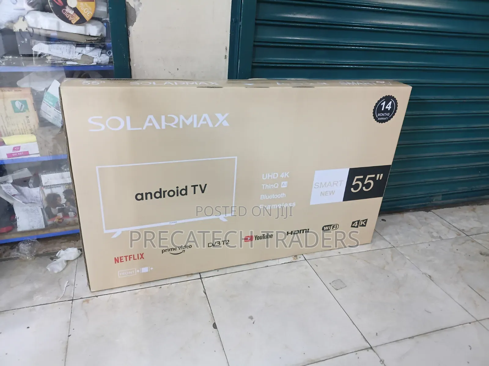 Solarmax 55 Inch Android Smart TV – UHD 4K With AI
