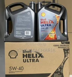Shell Helix Ultra (15W - 40) Fully Synthetic Motor Oil (5L)
