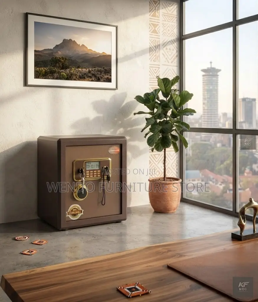 Office Safe; Golden 48Kgs Metallic Security Home Offices Safes
