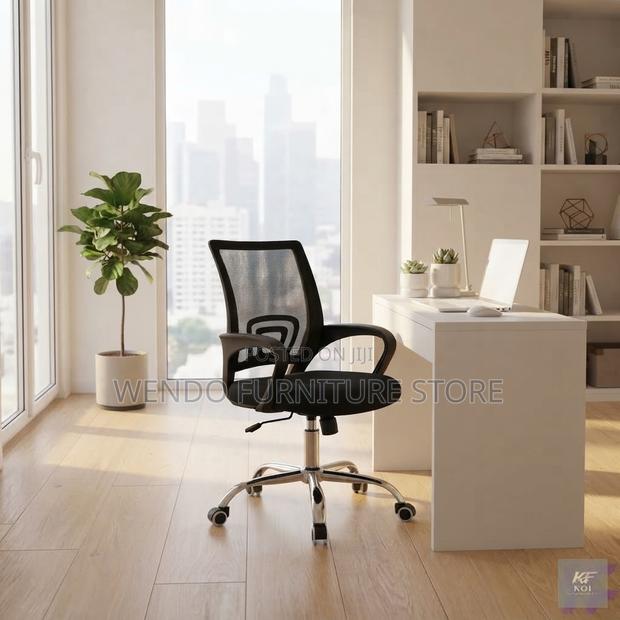 Office Chairs; Adjustable Mid Backrest Clerical Office Seats - thumbnail 5