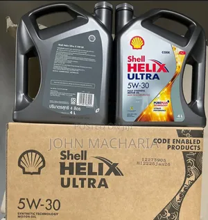 Shell Helix Ultra (5W - 30) Fully Synthetic Motor Oil (5L)