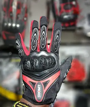 Suomy Full Finger Motorcycle Riding Gloves With Touchscreen