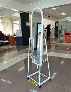 Full Length Standing Mirror With Storage Rack