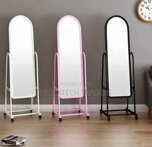 Modern Full Body Dressing Mirror – With Wheels