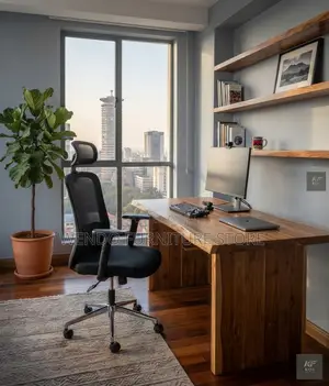 Office Chairs; Ergonomic Swivel Office High Back Fabric Chairs