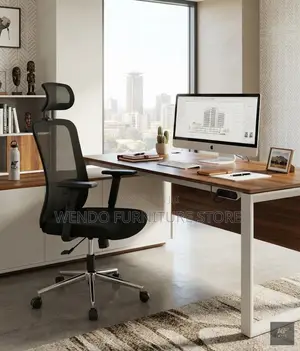 Office Chairs; Ergonomic Swivel Office High Back Fabric Chairs