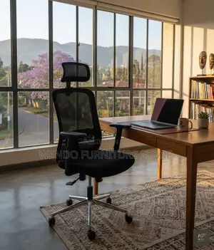 Office Chairs; Ergonomic Swivel Office High Back Fabric Chairs