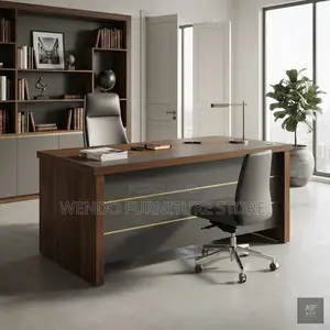 Office Desk; 140cm Executive Compact Office Home Desk