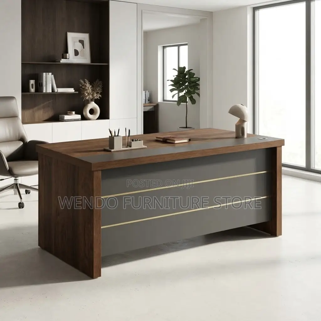 Office Desk; 140cm Executive Compact Office Home Desk