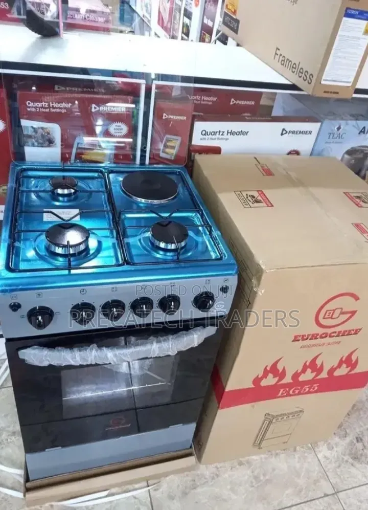 Eurochef 3+1 Hybrid Gas Cooker With Oven