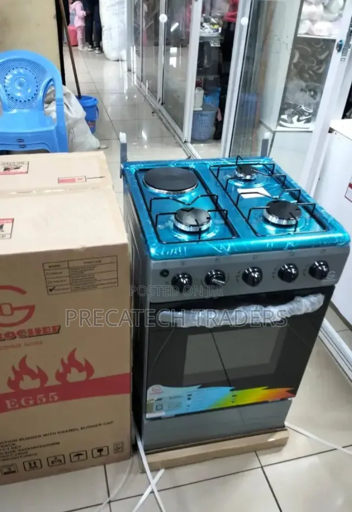 Eurochef Freestanding Gas Cooker 3+1 With Oven