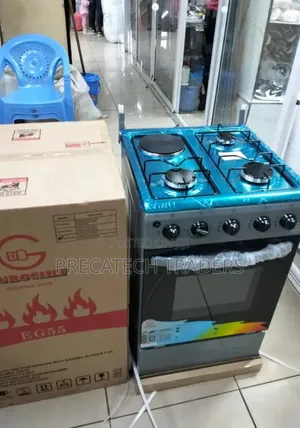 Eurochef Hybrid Cooker – Gas Burners, Electric Hotplate & Oven