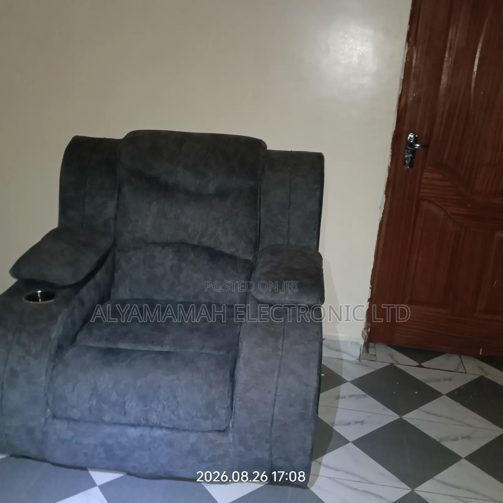 5 Modern Seater 2 Single Seats and 1 Three Seater Gray in Colour
