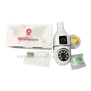 Full Color Color Night Vision Dual Lens PTZ WiFi Bulb Camera