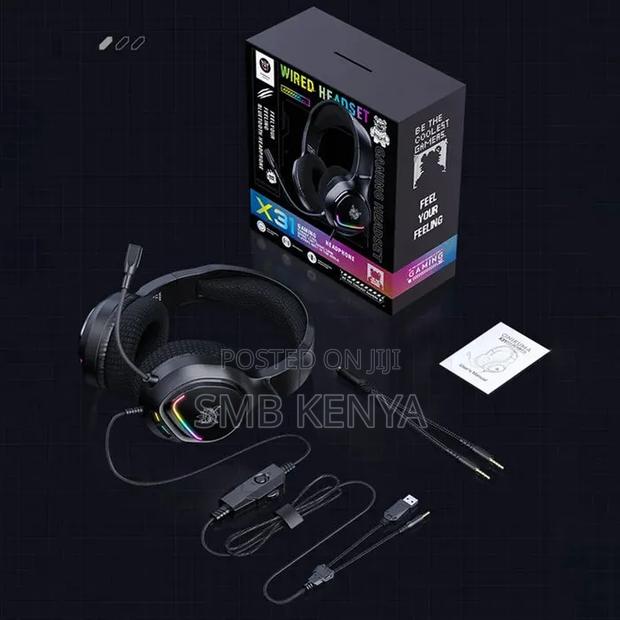 Onikuma X31 Wired Headphones With RGB