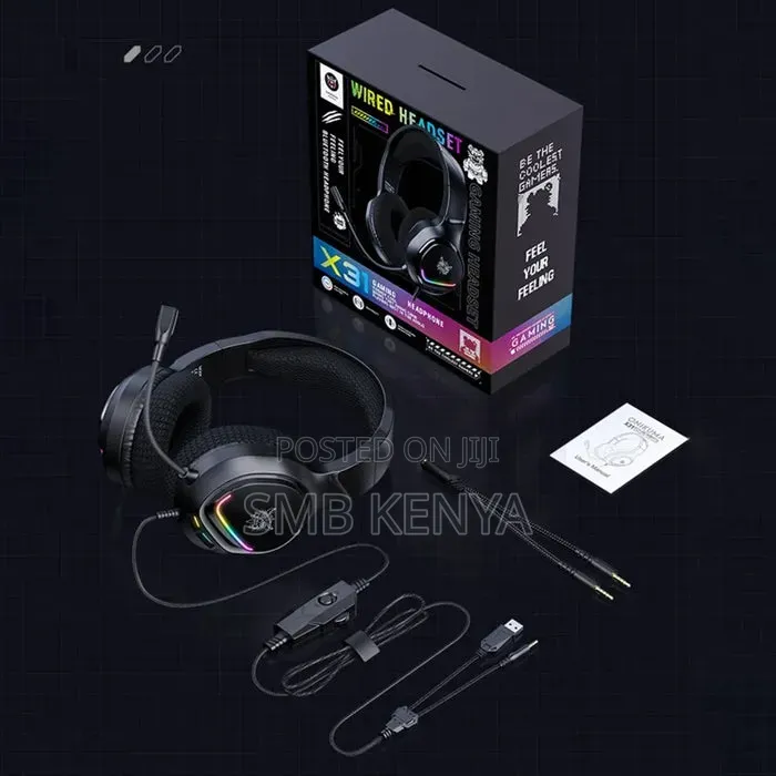Onikuma X31 Wired Headphones With RGB