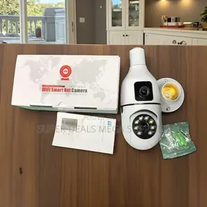 Smart Auto Tracking Security Dual Lens PTZ WiFi Bulb Camera