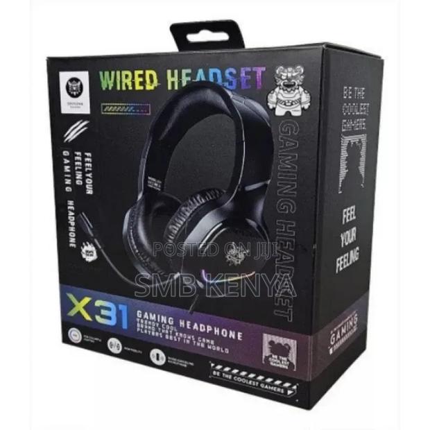 Onikuma X31 RGB Wired Gaming Headset With Microphone