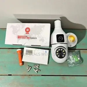 Smart Mobile App Security Dual Lens PTZ WiFi Bulb Camera