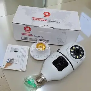 Smart Remote Monitoring Dual Lens PTZ WiFi Bulb Camera