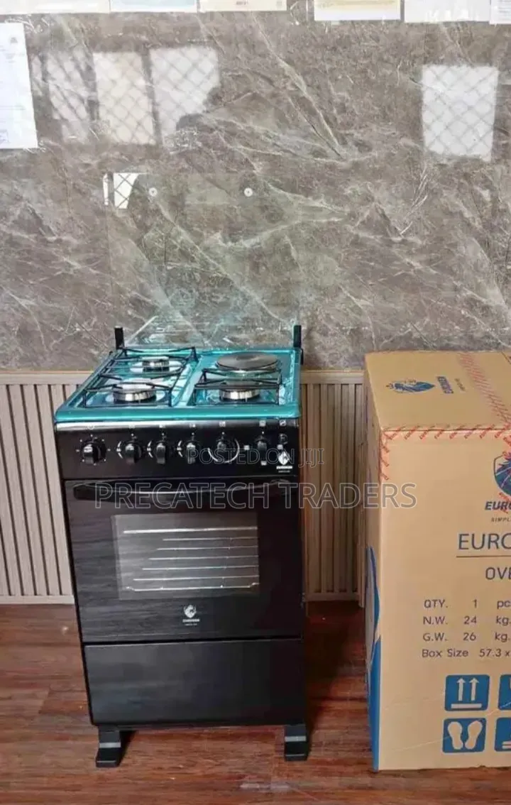 Euroken 50x55 3+1 Hybrid Cooker – Gas & Electric Hotplate