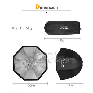 Godox 120cm Quick Open Bowens Mount Softbox With Grid for Strobes