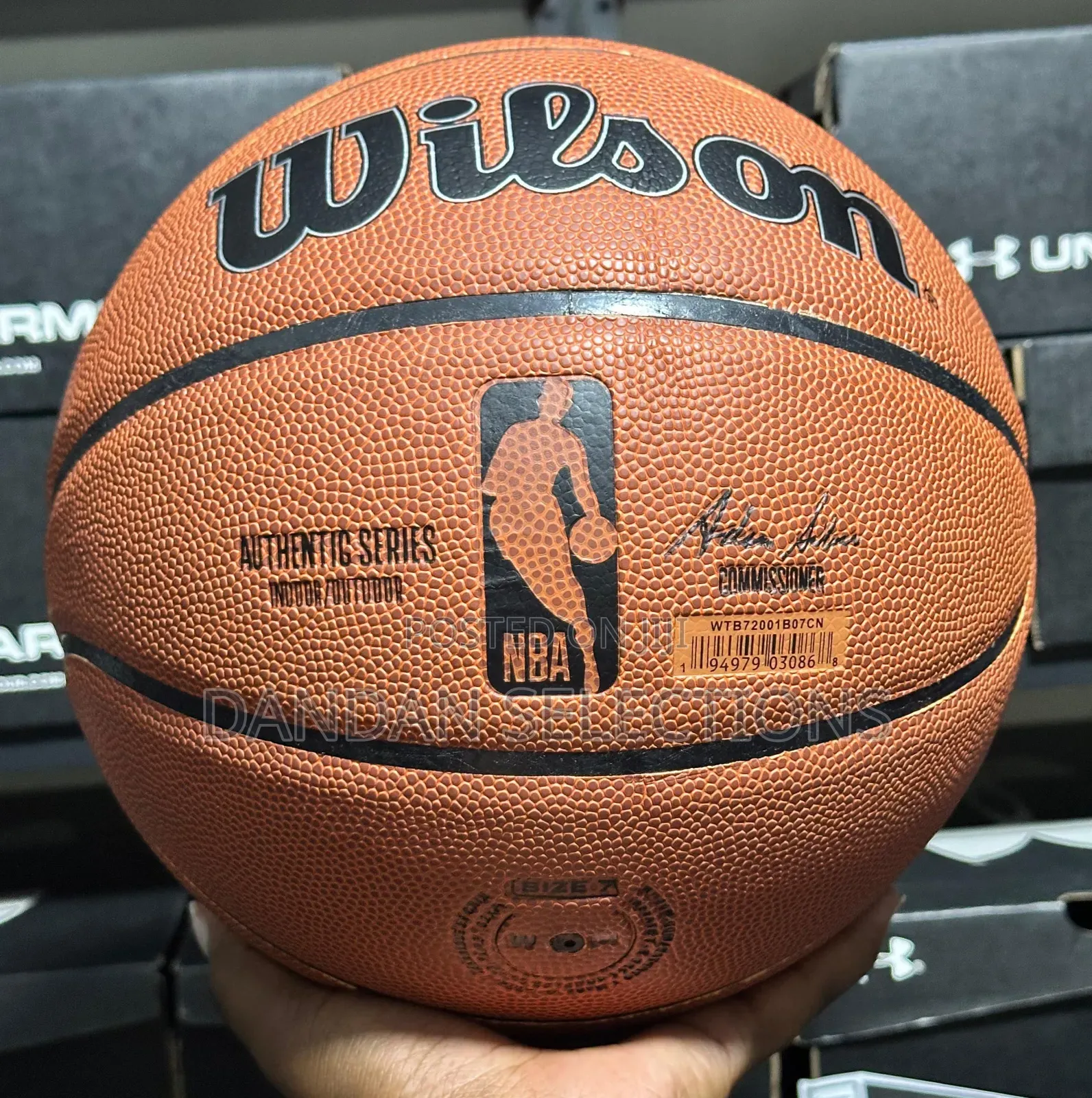 Wilson Authentic Series Nba Basketball