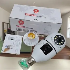 Smart Remote Security Dual Lens PTZ WiFi Bulb Camera