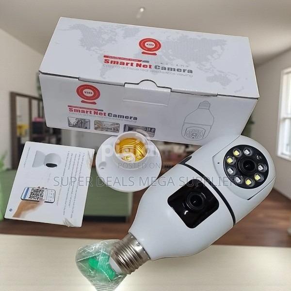 Smart Remote Security Dual Lens PTZ WiFi Bulb Camera